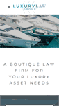 Mobile Screenshot of luxurylawgroup.com